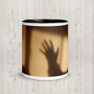 high five mug 11 oz $15.95 hand shadow giving high five