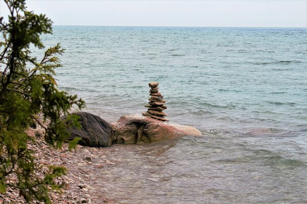 PURCHASE -- lake michigan fossil rock
