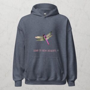 PURCHASE -- Soar To New Heights Hoodie - Heather Sport Dark Navy