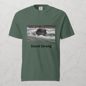 PURCHASE -- Stand Strong T Shirt - Blue Spruce
