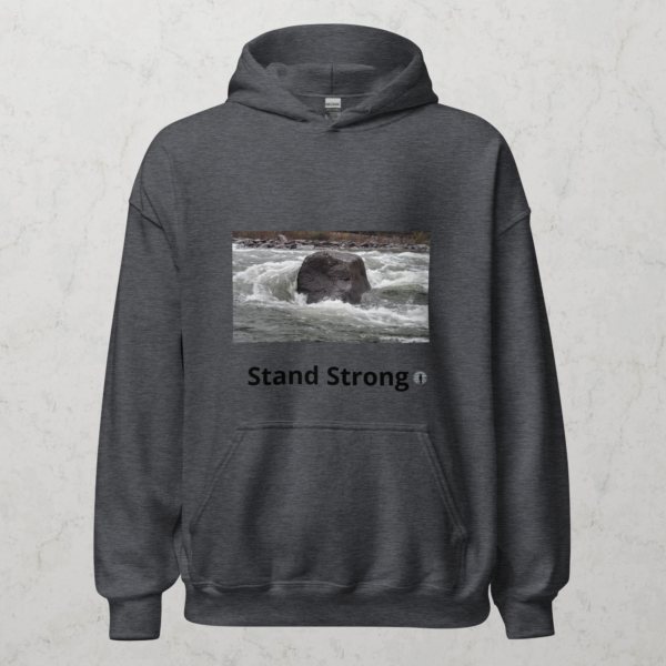 PURCHASE -- Stand Strong Hoodie - Dark Heather