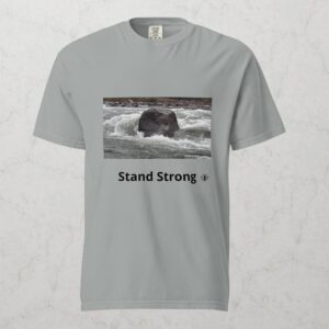 PURCHASE -- Stand Strong T Shirt - Granite