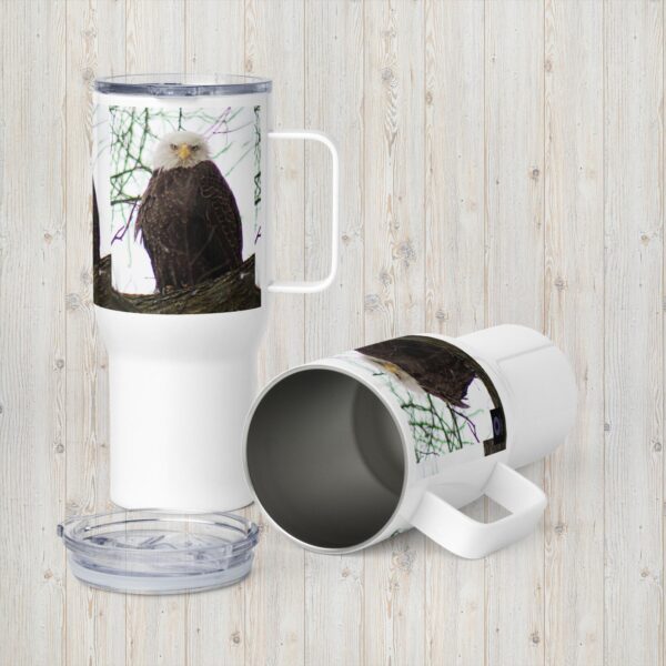 PURCHASE -- Eagle Stare Down Travel Mug 25 oz